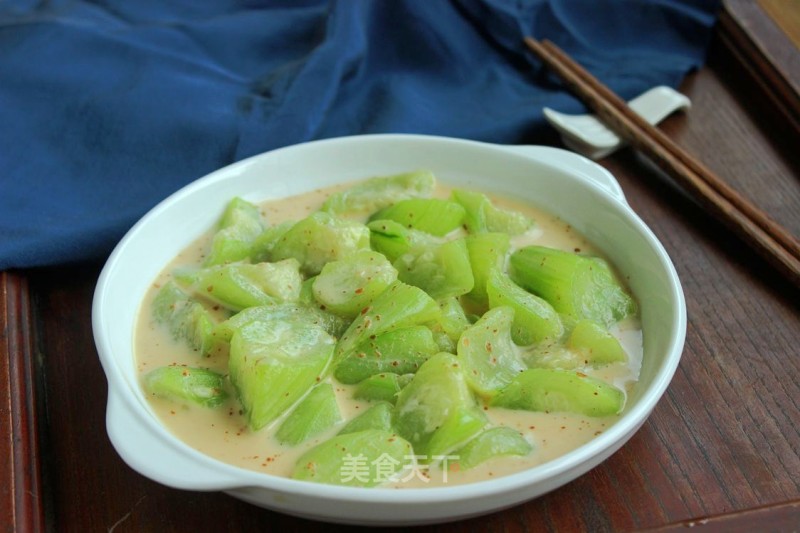 #凉饭菜#mixed Loofah recipe