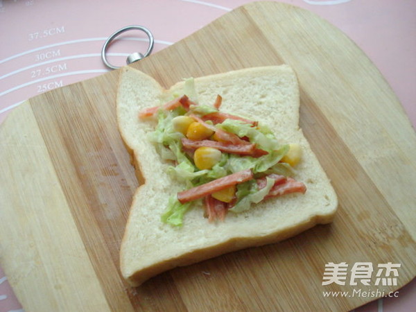 Corn Salad Sandwich Rolls recipe