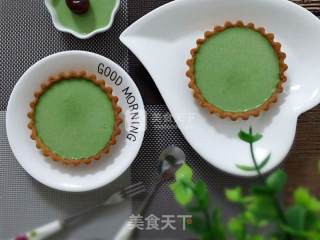 #aca烤明星大赛# Matcha Custard Tart recipe