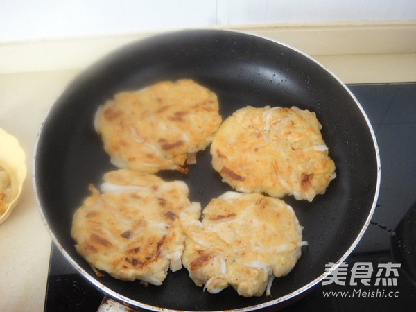 Whitebait Kimchi Cake recipe