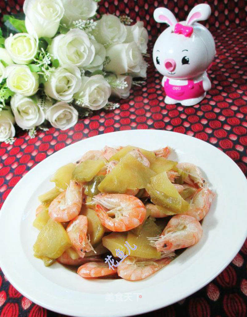 Stir-fried Jiangbai Shrimp with Mustard recipe