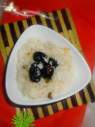 Braised Rice with Golden Silk Dates recipe