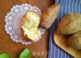 Air Fryer Version Roasted Sweet Potatoes recipe
