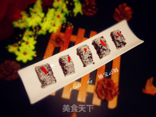 Coconut Black Rice Roll recipe