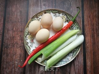 Scrambled Eggs with Green Onions recipe