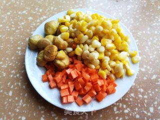Carrot Chestnut Corn Juice recipe