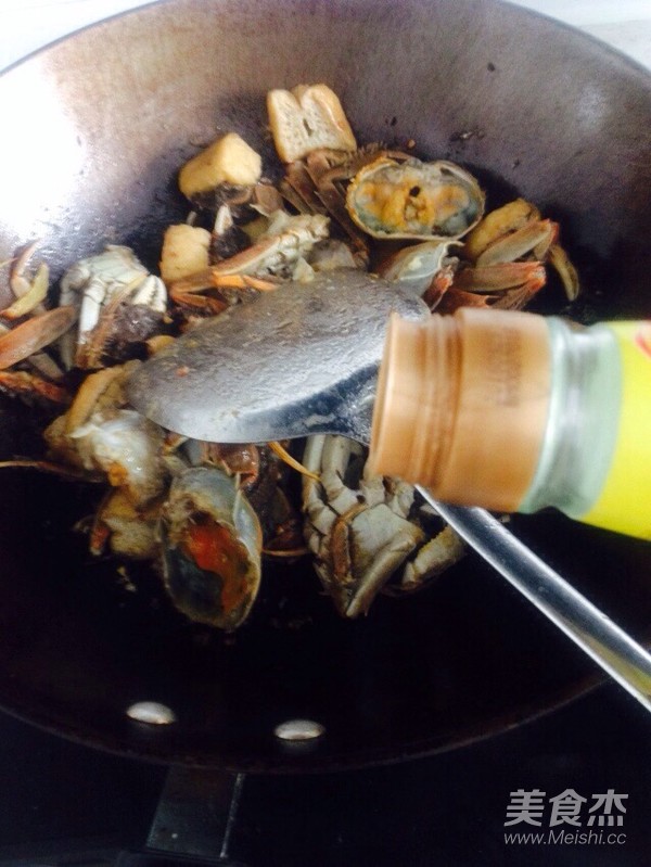 Fried Tofu with Crab recipe