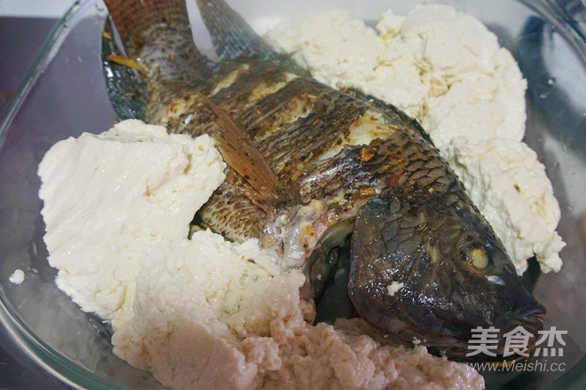Grilled Fish with Bean Curd recipe