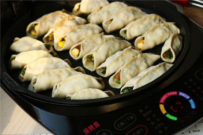 Pork Corn Pot Stickers recipe