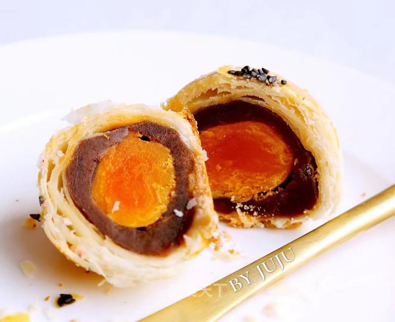#四sessional Baking Contest and is Love to Eat Festival#egg Yolk Pastry recipe