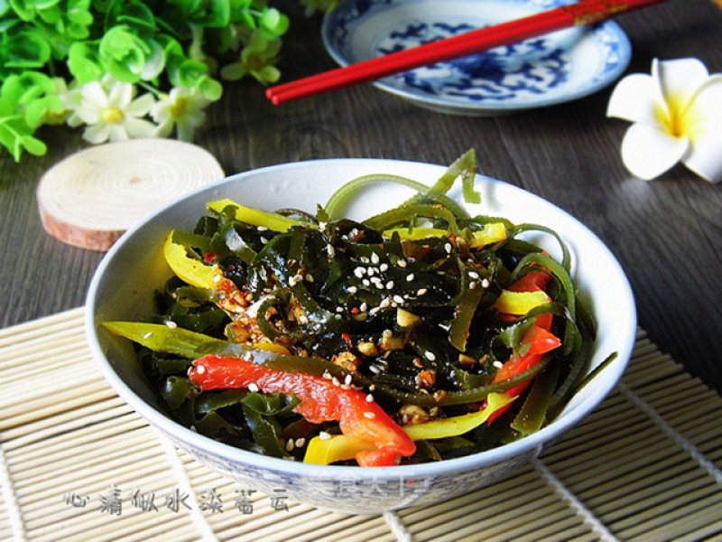 Hot and Sour Kelp Shreds recipe