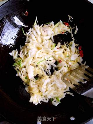 Fried Noodles with Kimchi recipe