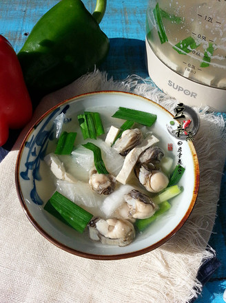 Sea Oyster Tofu Soup recipe