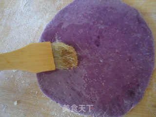 Purple Sweet Potato Chrysanthemum Roll recipe