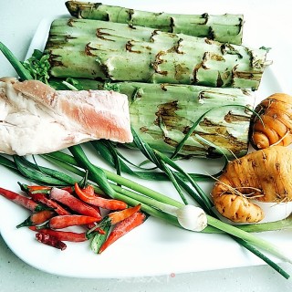 Stir-fried Green Bamboo Shoots and Carrot Slices recipe