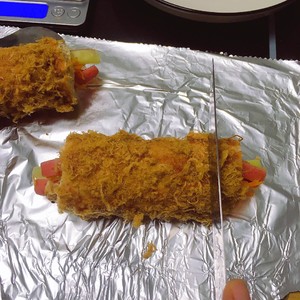 (innovative Way to Eat Whole Wheat Bread) (no Rice) Crab Meat Floss Sushi Roll recipe