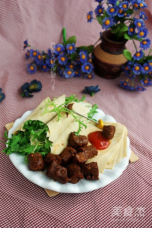 Duck Neck Rolls with Sauce recipe