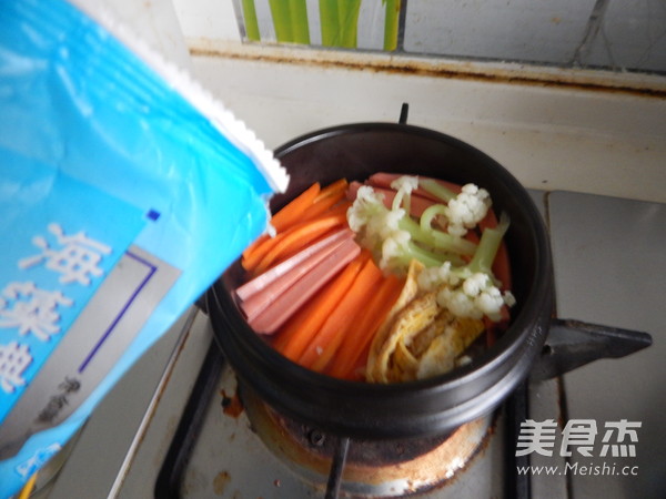 Egg Stone Pot Rice recipe