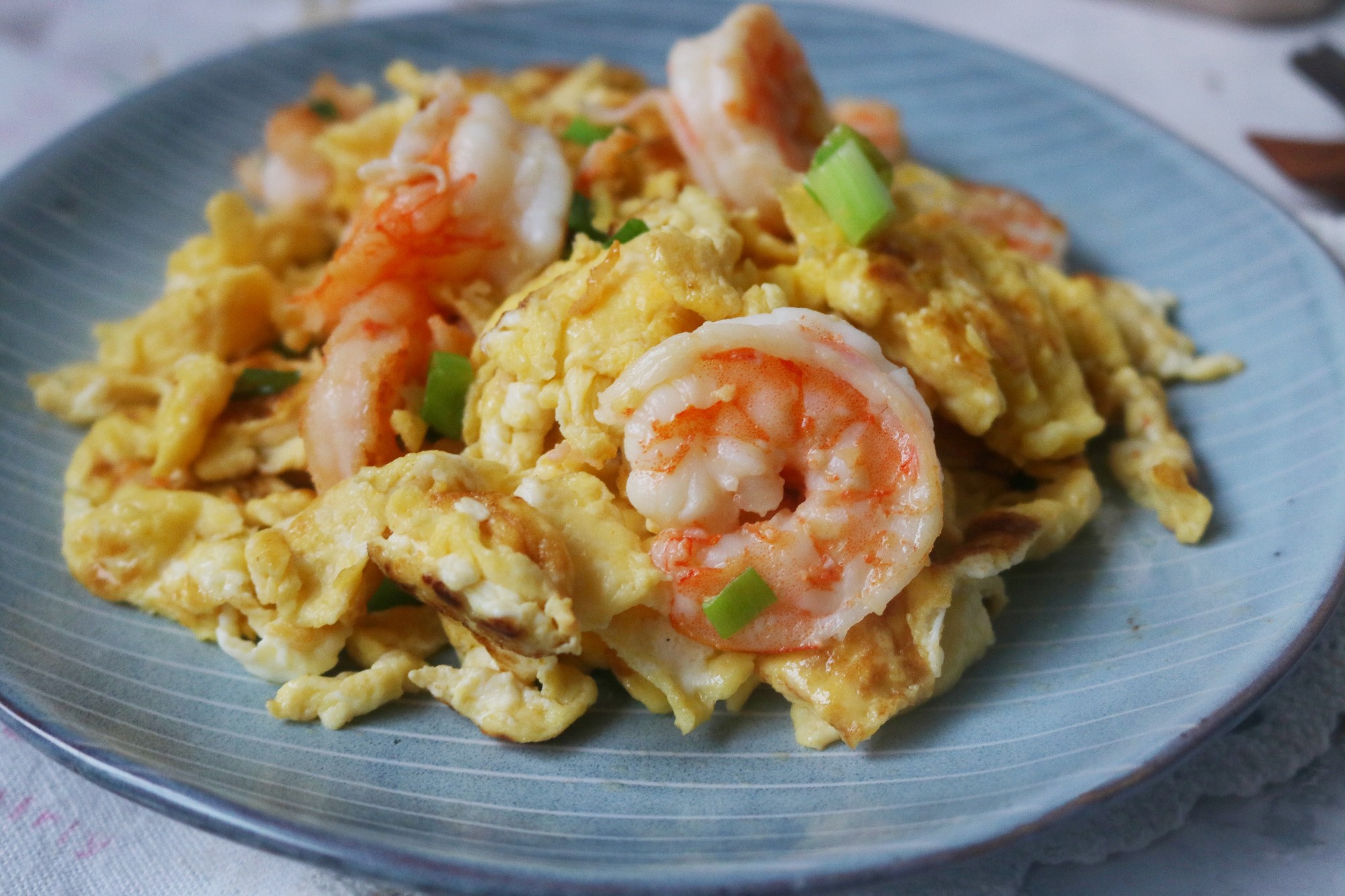 Shrimp and Eggs recipe