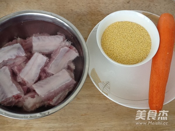 Millet Steamed Ribs recipe