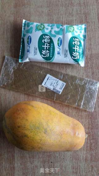 Papaya Milk Jelly recipe