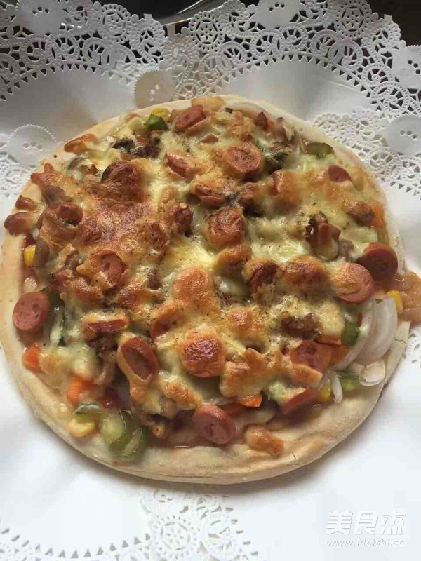Smoke-free Kitchen & Ham and Vegetable Pizza recipe