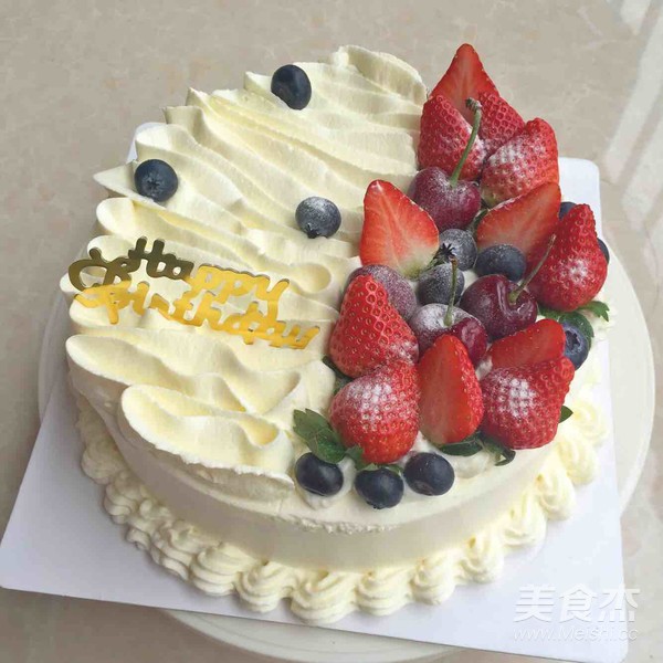 Fruit Birthday Cake recipe