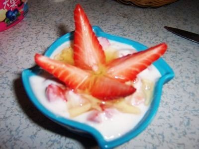 Strawberry Honey Yogurt recipe