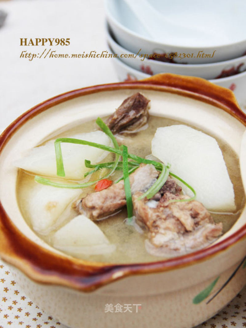 Stew A Pot of Nutritious and Nourishing Body Warming Soup that The Whole Family Loves in Winter [yam and Wolfberry Pork Ribs Soup] recipe