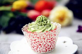 #aca烤明星大赛# Oil-free and Low-sugar Matcha Cupcakes recipe