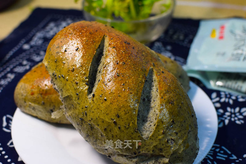 Ufa Black Sesame Bread with Calcium Supplement recipe