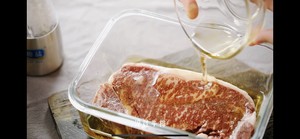 Seared Steak with Salt recipe