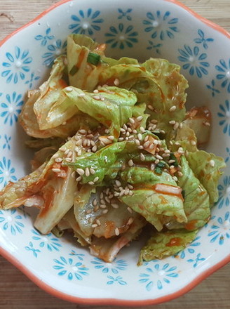 Refreshing Side Dish-korean Lettuce Salad in 5 Minutes recipe