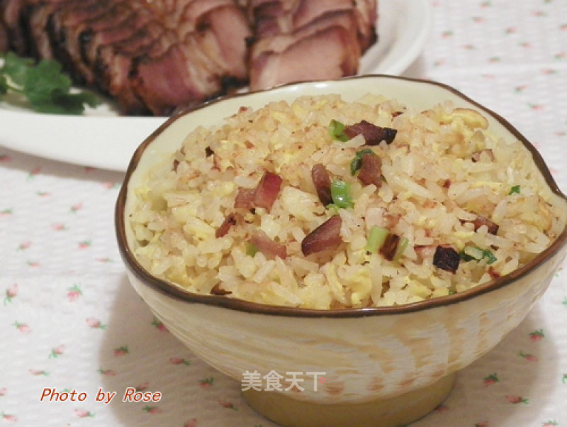 Fried Rice with Golden Inlaid Barbecued Pork