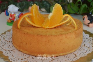 8-inch Orange Chiffon Cake-orange Fragrance recipe