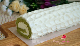 Matcha Cream Cake Roll recipe