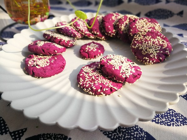 Purple Sweet Potato Glutinous Rice Cake recipe