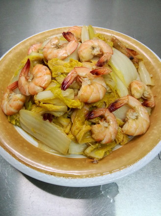 Braised Baby Dishes with Prawns recipe