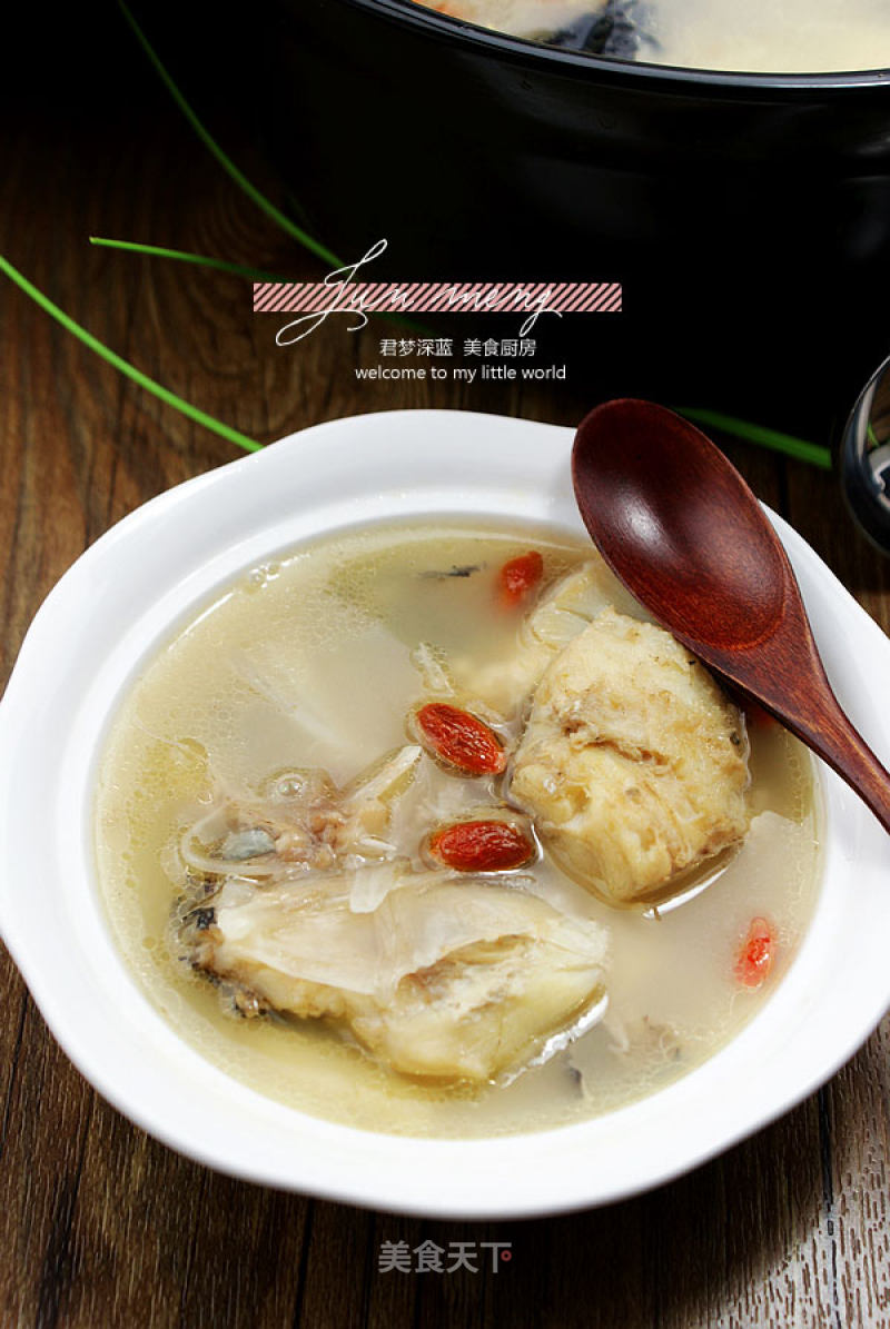 Chinese New Year Family Banquet Festive Hard Dishes Series 7------[milk White Ankang Fish Soup]