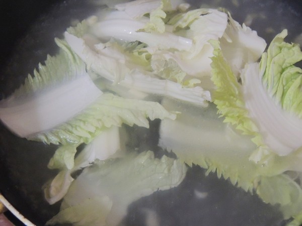 Cabbage Meatballs Vermicelli Soup recipe