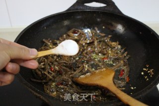 Stir-fried Dried Radish recipe