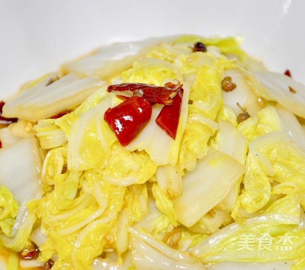 Sour and Spicy Shrimp Oil Cabbage recipe