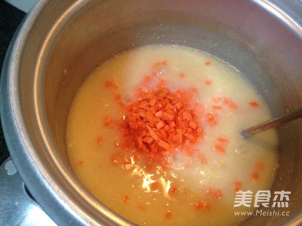 Carrot Scallop Millet Congee recipe