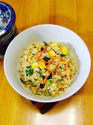 Mixed Vegetable Fried Rice recipe