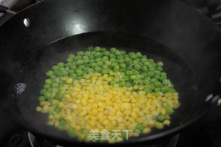 Shrimp Mixed with Peas recipe