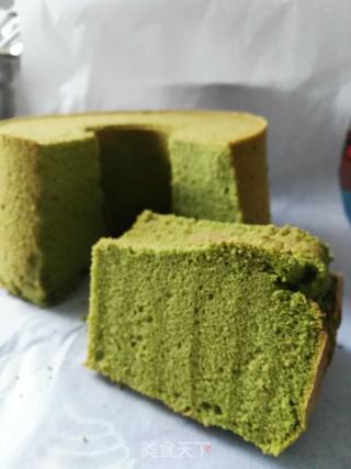 #aca Fourth Session Baking Contest# Making An Erotic Matcha Chiffon Cake recipe