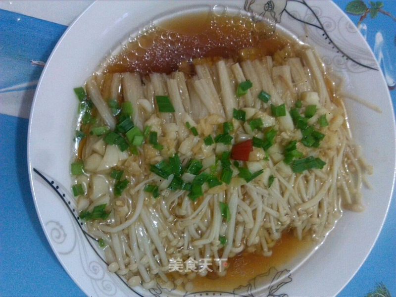 Steamed Enoki Mushroom recipe