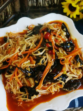 Fish Flavored Enoki Mushroom recipe