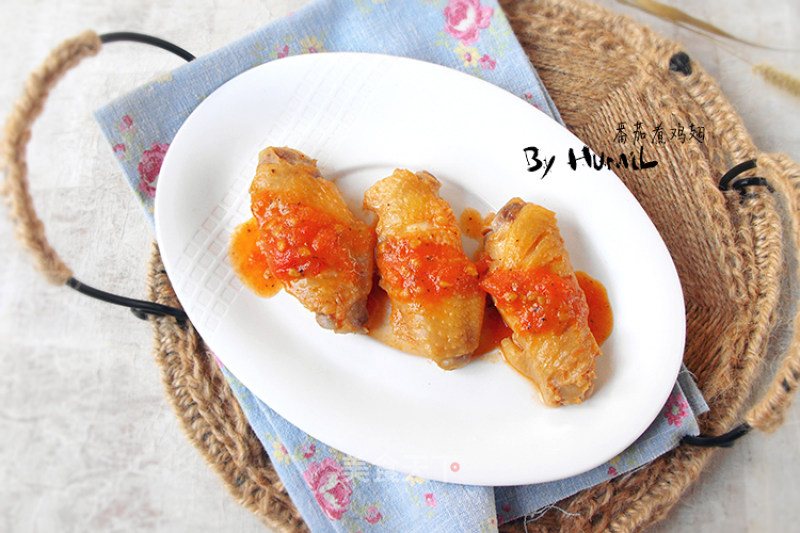 Tomato Boiled Chicken Wings recipe