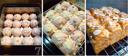 Walnut Purple Sweet Potato Raisin Bread recipe